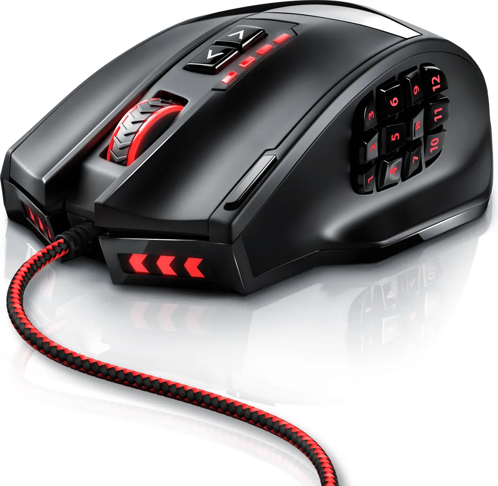 Souris Gamer Titanwolf 18 boutons pour éviter les douleurs et gagner