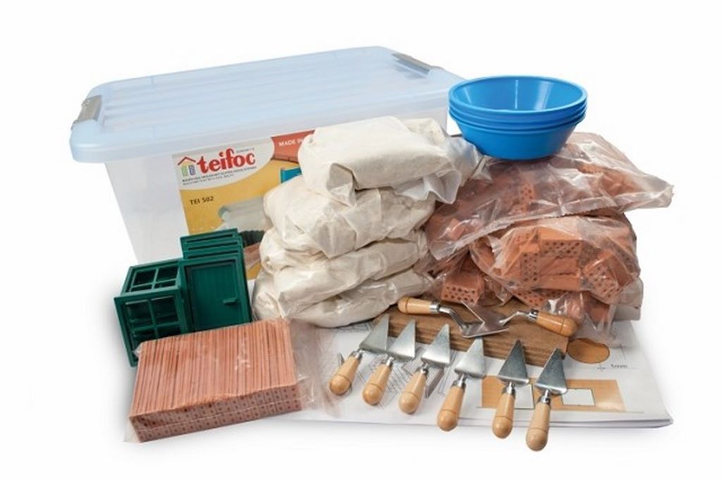 Teifoc Schulset in Kunststoffbox mit Griffen 39x19x29cm Produktbild 
