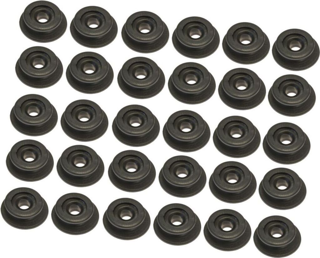 30 x Rundknopf Ø 20/25 mm für 6 - 8 mm Seil Expanderseil - Planenknopf
