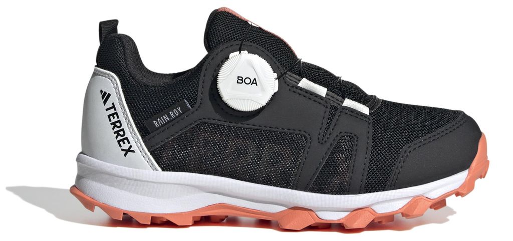 adidas TERREX Agravic BOA - Kinder Trailrunning-Schuh - Core Black/Crystal White/Impact Orange Core Black/Crystal White/Impact Orange 31