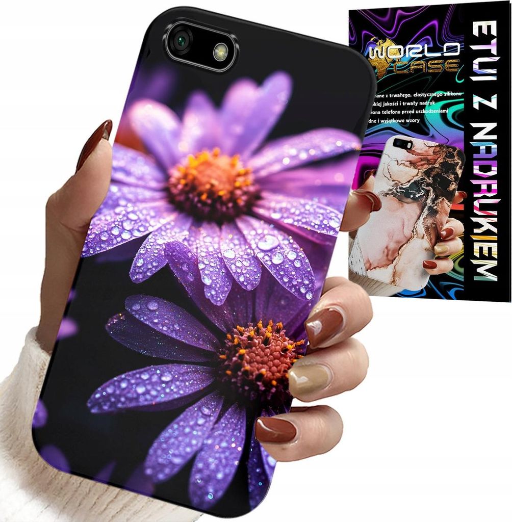 Fall Für Huawei Y5 2018 - Rosa Gänseblümchen Blumen Abdeckung Fall