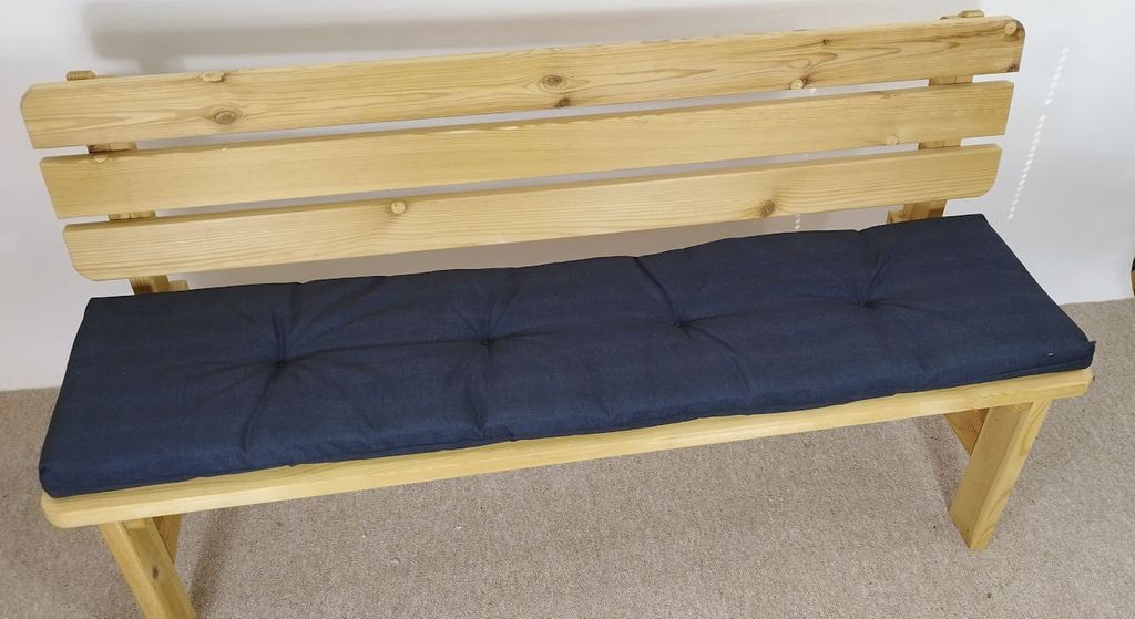 Kissen / Polster für Gartenbank / Bankkissen 150 x 35 cm Produktbild 