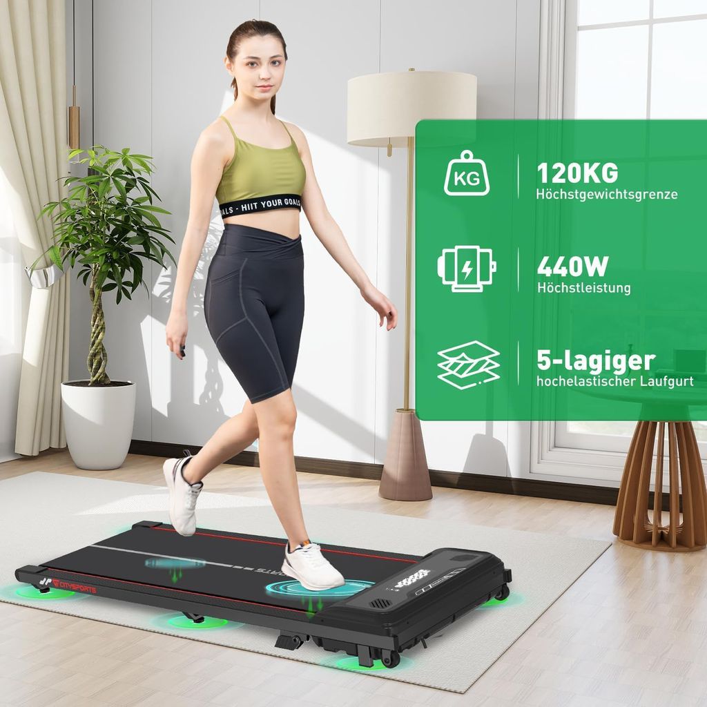 Laufbander Walking Laufband für zuhause & im Büro - Walking Produktbild 5