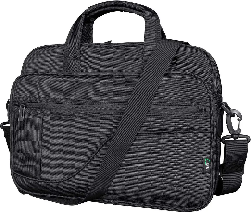 Sydney Sac d'ordinateur 17.3" Écologique Noir - Protection Recyclée