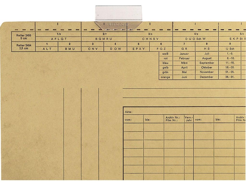Leitz 24550000 2455 Vollsichtreiter, 50 mm, 3-zeilig, Obrázek produktu 