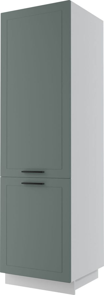 Vorratsschrank KVANTUM Q-D14/DP/60/207 2-türig 60cm Korpus- & Frontfarbe wählbar,mint matt,weiß