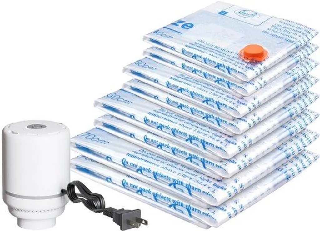 Sacs sous vide de voyage étanches et résistants pour valise - Lot de 6