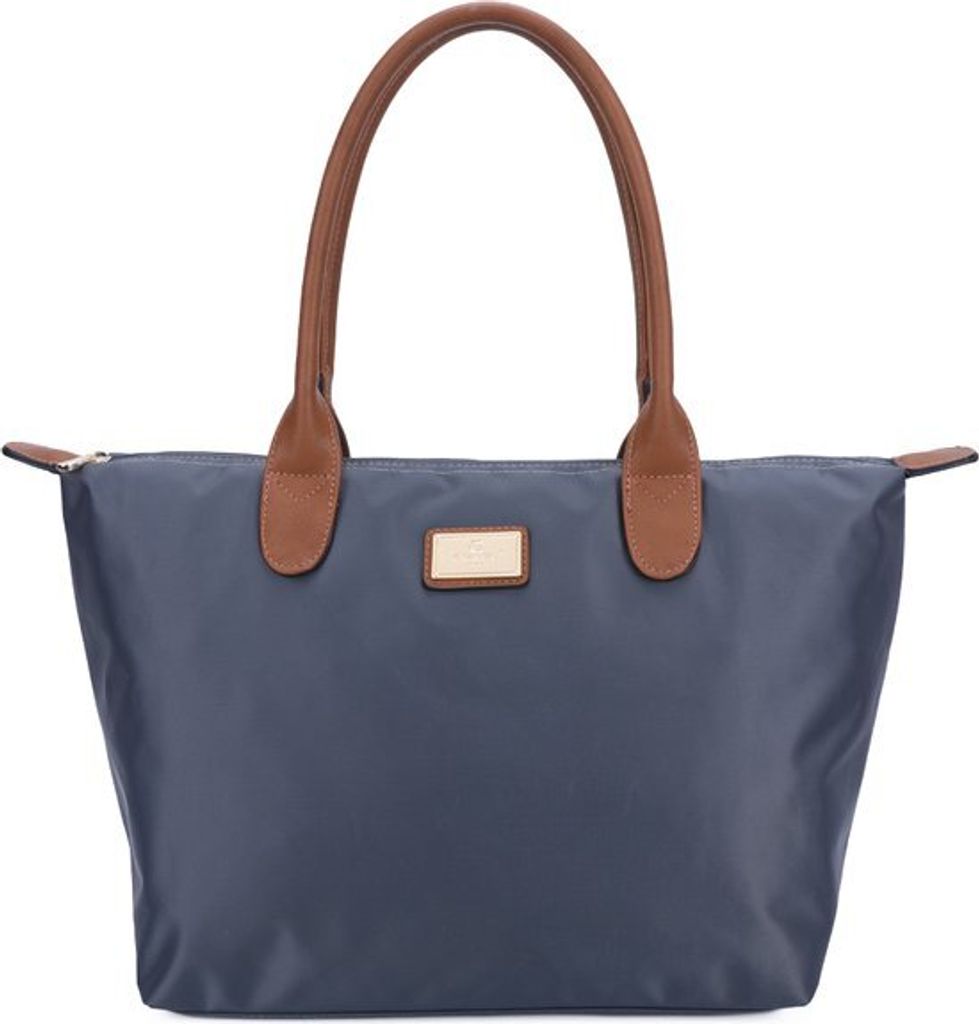 Gallantry Damen Tasche - Schultertasche, Handtasche, Shopper, Wochenendtasche, Strandtasche, grau