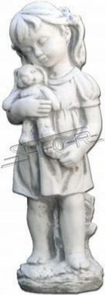 Kind 44cm Skulptur Design Figur Statue Garten Figuren Statuen Skulpturen S101114