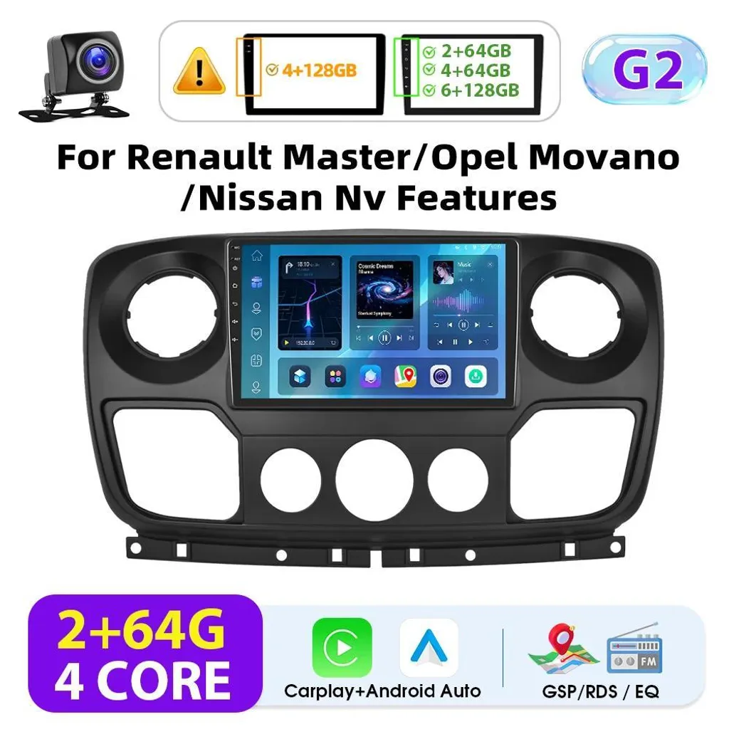 Navigation GPS et Wi-Fi pour Mercedes Vito Viano - Autoradio Android 10"