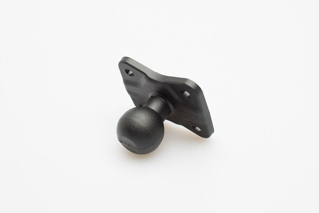 Sw-Motech 1 Zoll Kugel (25,4mm) mit Navi-Aufnahme für RAM Arm Schwarz