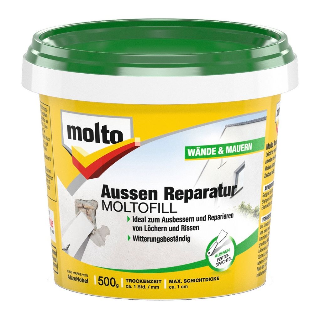 Molto Aussen Reparatur Moltofill, Weiß, Fertig gemischt, Produktbild 
