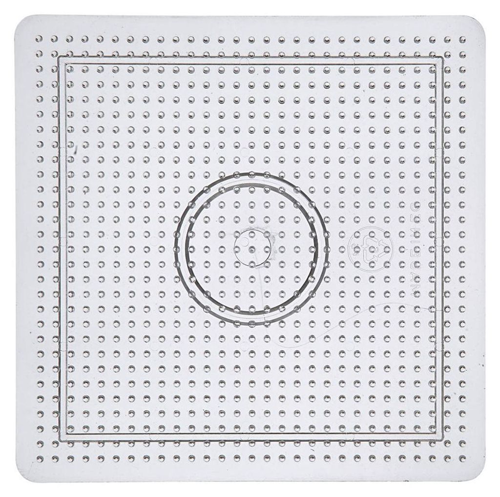 Creativ Company String Perlenzeichen Square Clear, 14,5 x 14,5 cm