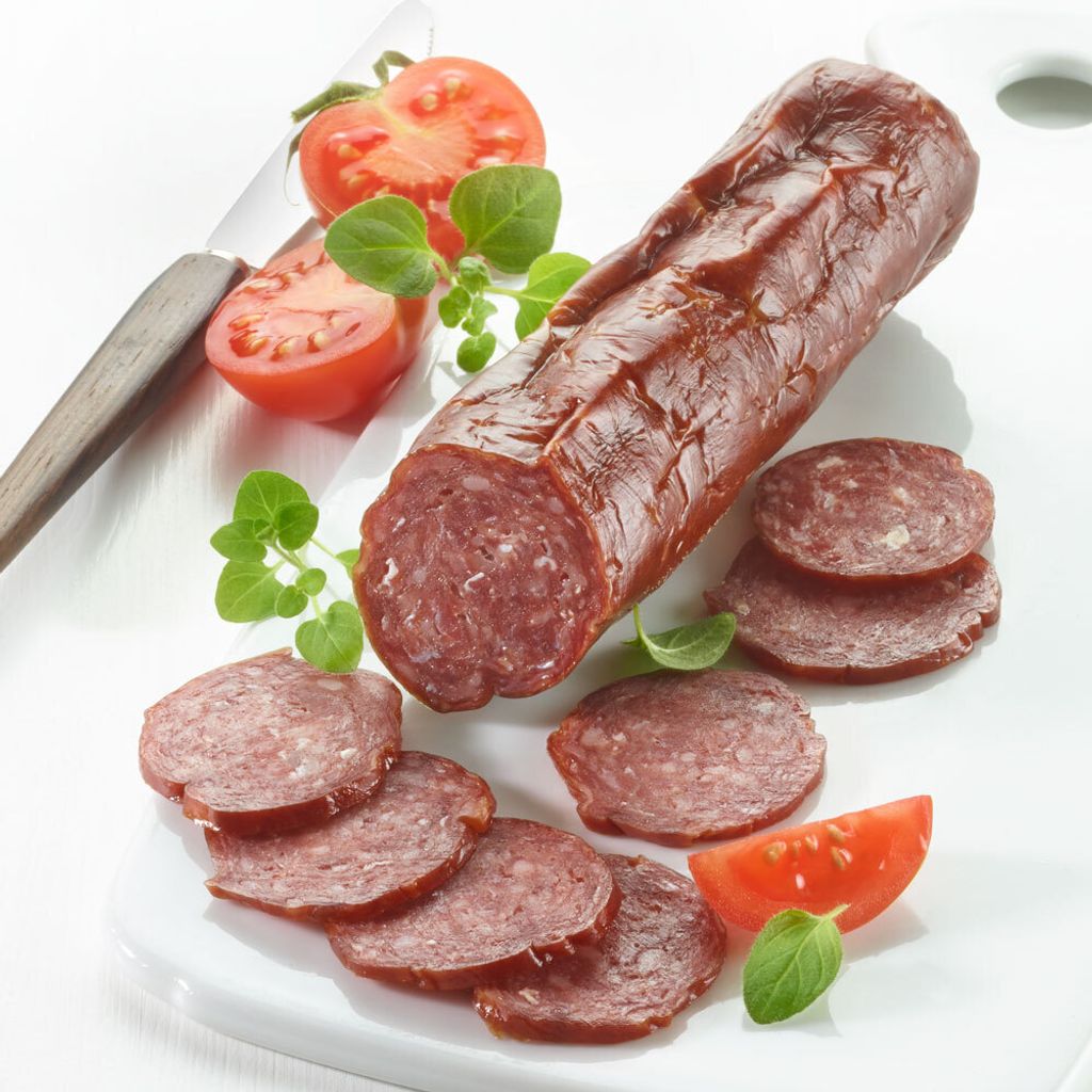 Wildhüters Hirsch-Salami, im Stück Produktbild 2