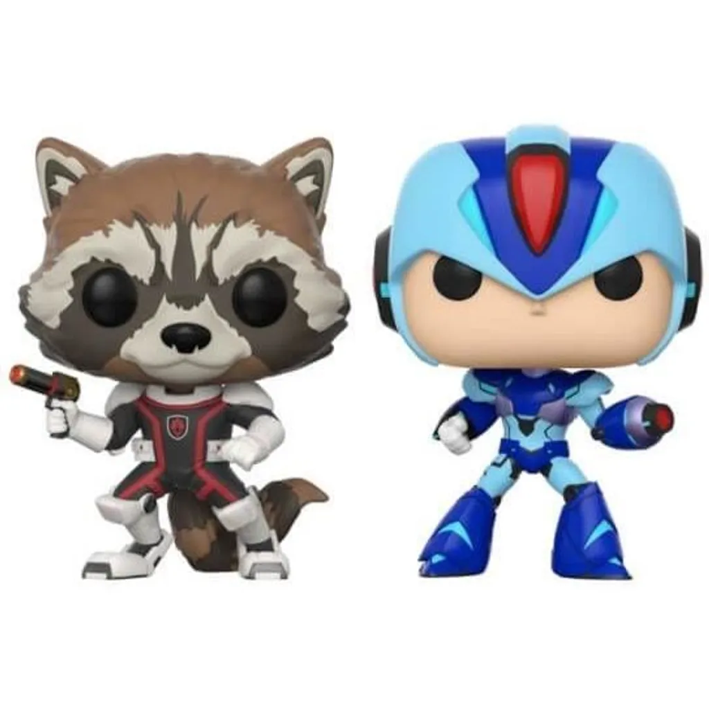 Funko Pop Rocket vs Mega Man X statuette double pack vinyle - 3