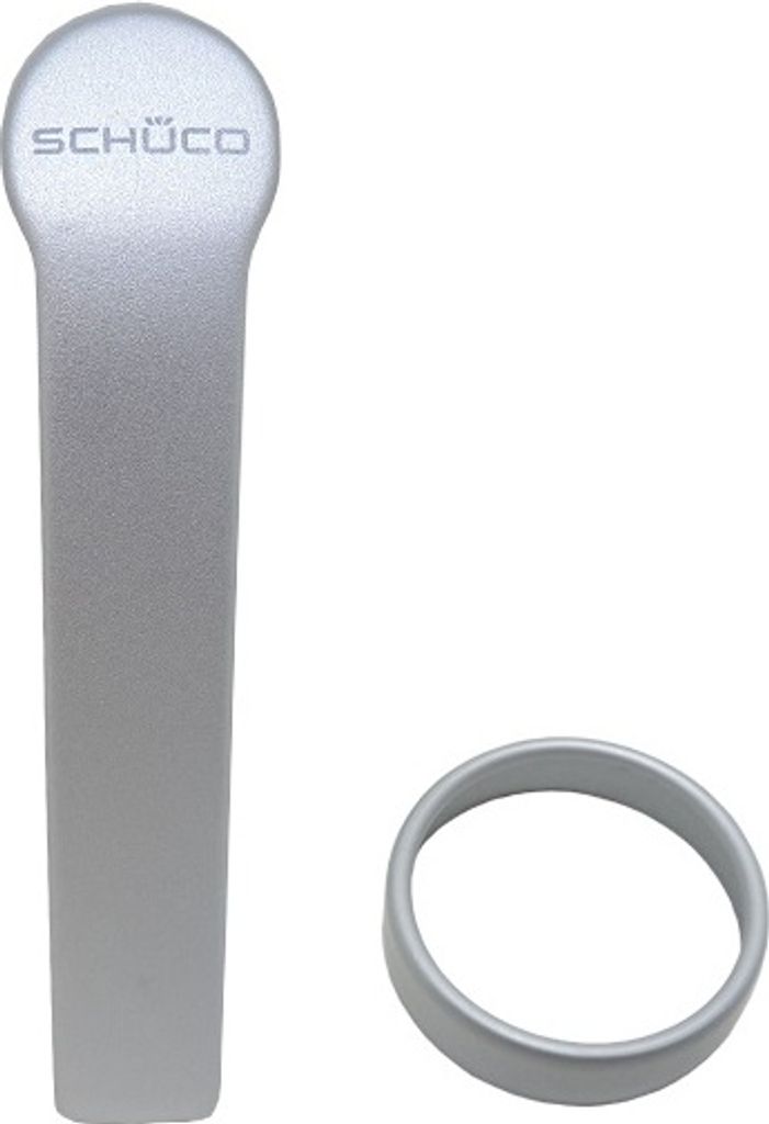 Schüco Fenstergriff Steckgriff EV1 silber 234004 Produktbild 