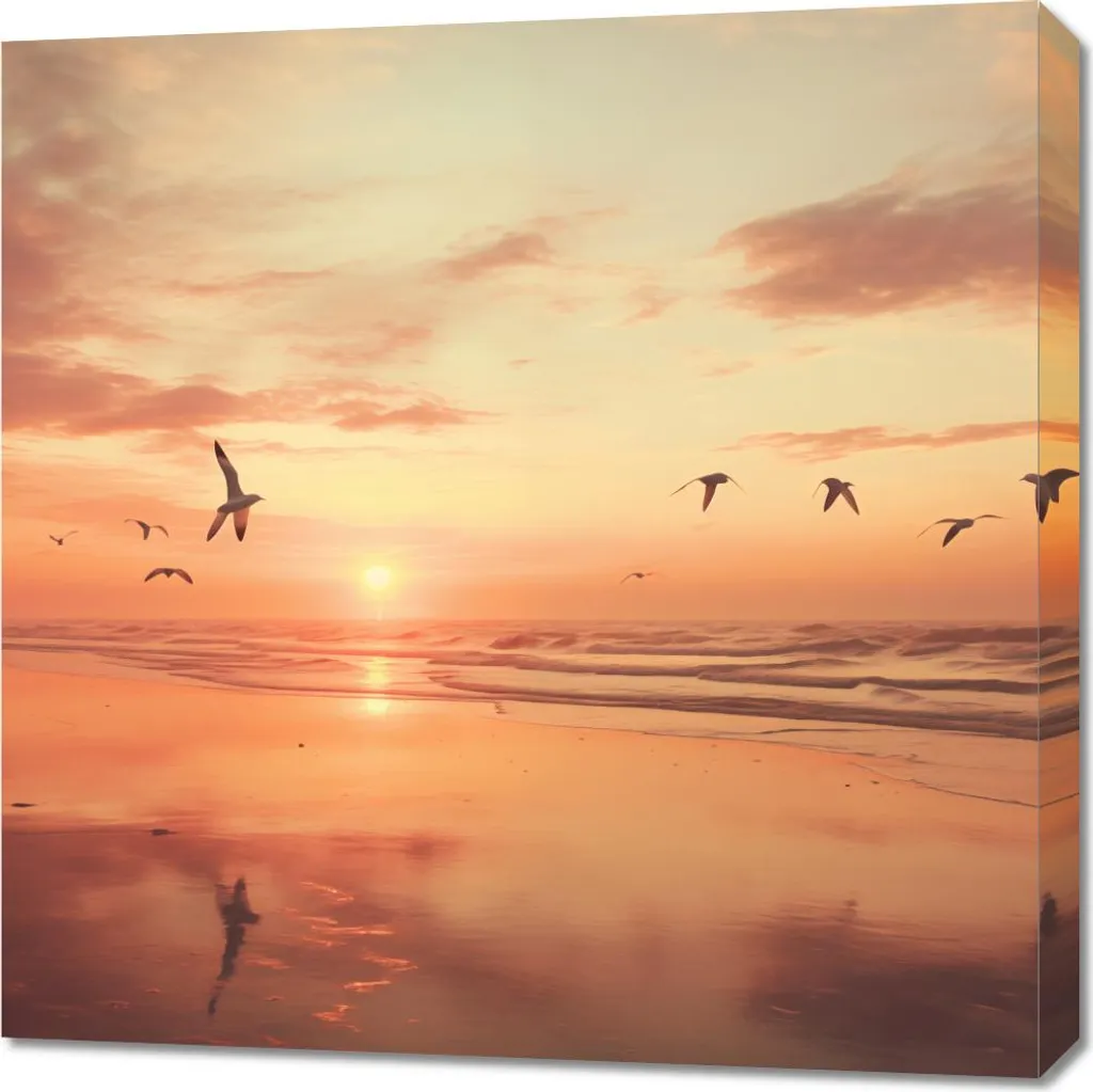 Dettagli Tecnici Quadro 70x70 Rifugio Tranquillo - Tela Premium