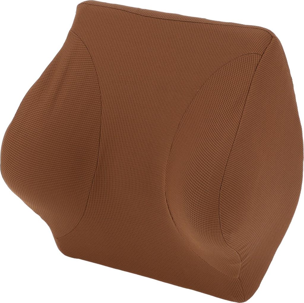 1 Stück Universal Auto Nackenkissen Unregelmäßig Geformtes Auto Kopfstützenkissen für Nacken Rücken Atmungsaktiv - Memory Foam Kaffee