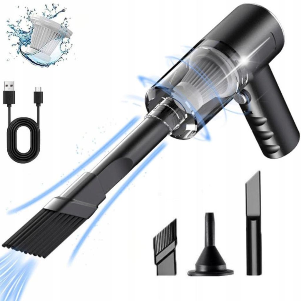 Kabelloser 2-In-1-Handstaubsauger Für Auto Und Haushalt – Usb-Anschluss, Doppelte Saugleistung