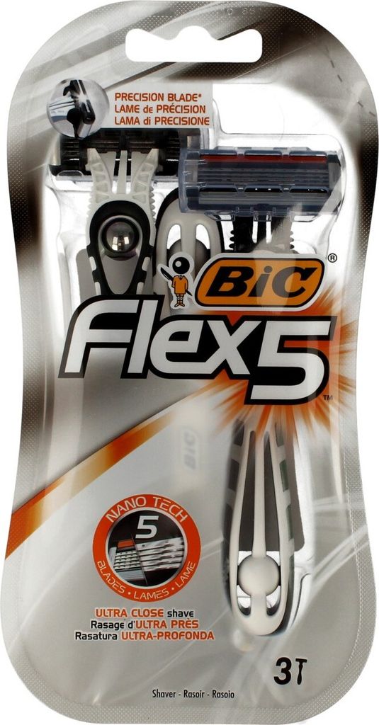 Bic Flex 5 Maszynki jednorazowe, 3 sztuki (PRODUKT Z Obrázok produktu 