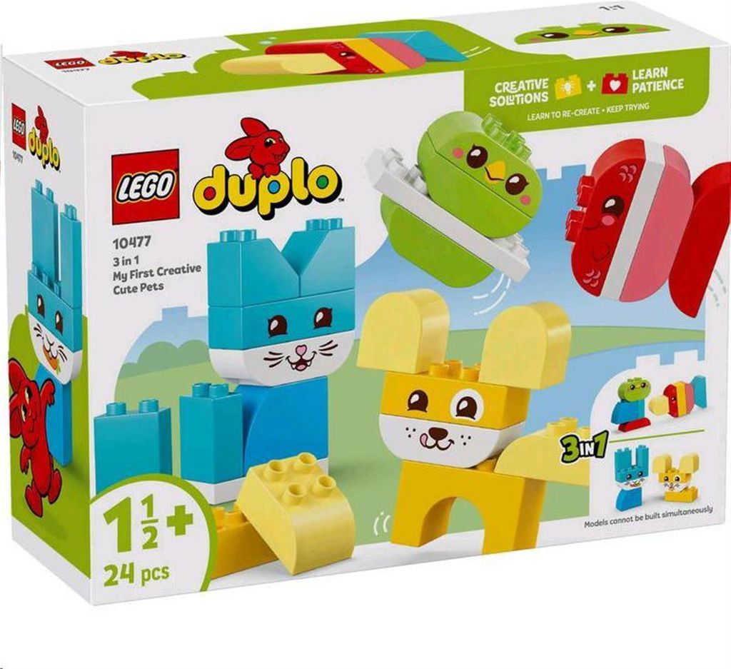 LEGO DUPLO 3-en-1 Les Animaux Créatifs Adorables - 10477 Image du produit 