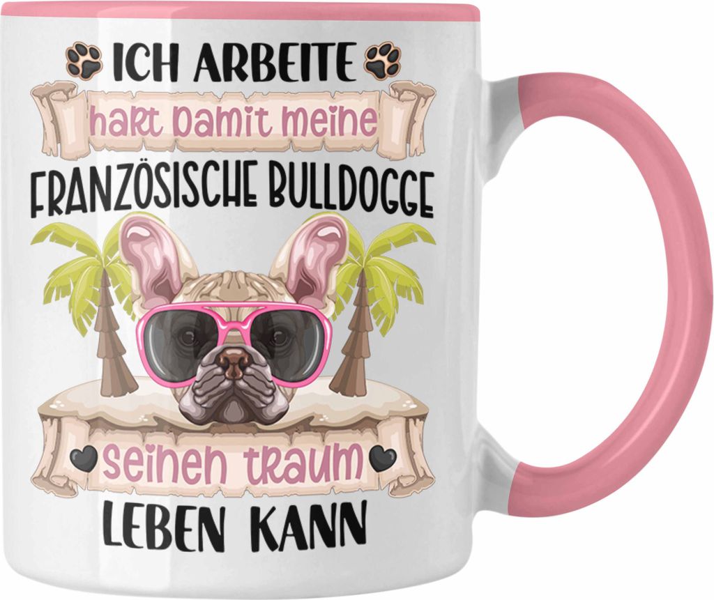 Trendation - Französische Bulldogge Besitzer Geschenk Tasse Lustiger Spruch Französische Bulldogge Liebhaber Geschenkidee Geburtstag Weihnachten ...