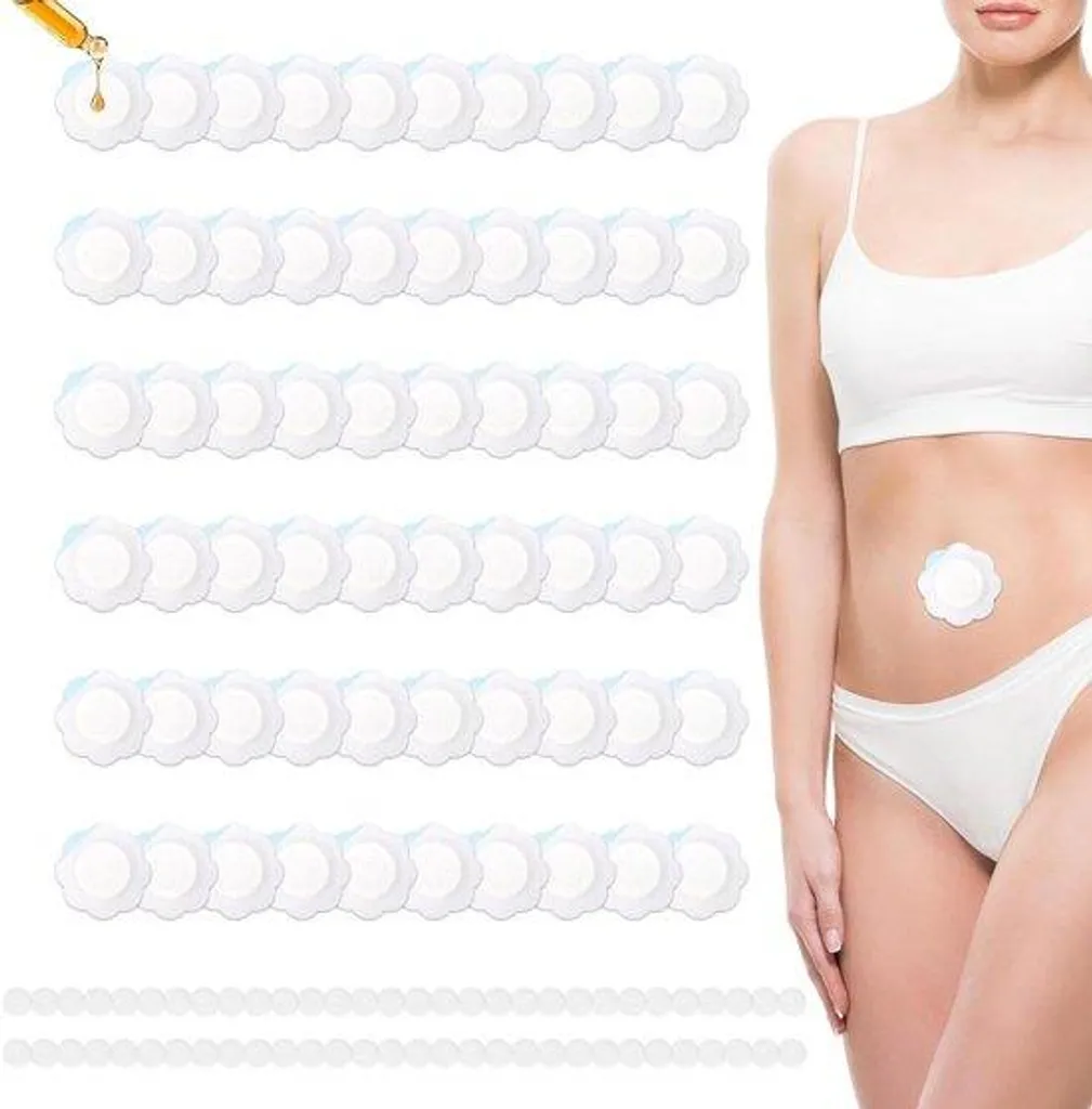 Pansements nombril anti-irritation - 60 unités végétales haute absorption