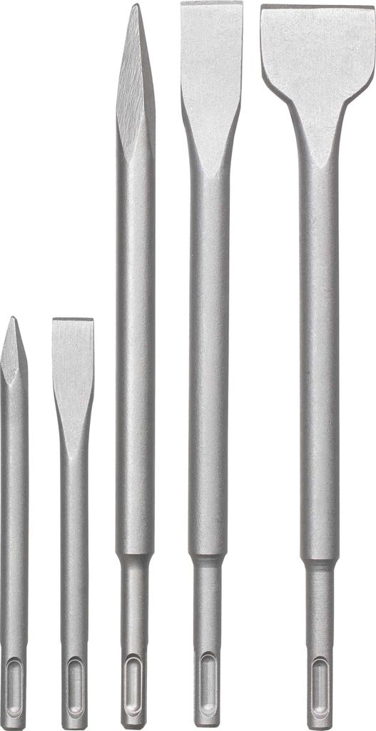 SDS-plus Meißel-Satz, 250 / 240mm, 5-teilig (Transportkoffer)