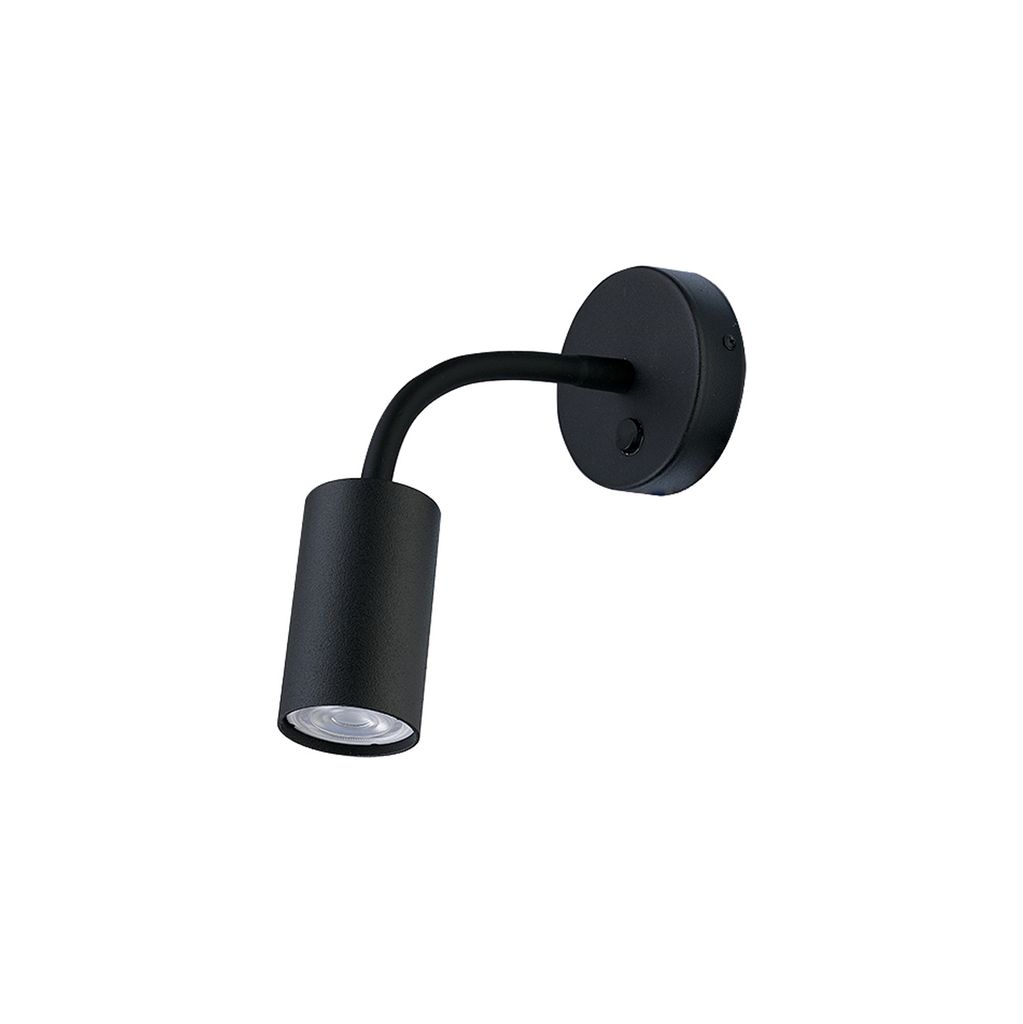 Kinkiet EYE FLEX czarny 1xGU10x10W metal wym:20x10x20cm Zdjęcie produktu 