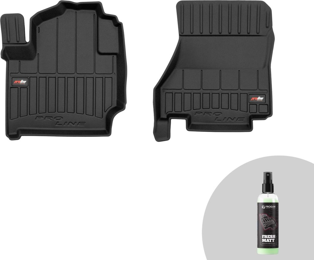 FROGUM ProLine 3D Gummimatten Exklusiven Auto Fußmatten Autofussmatten für Nissan e-NV200 ab 2014