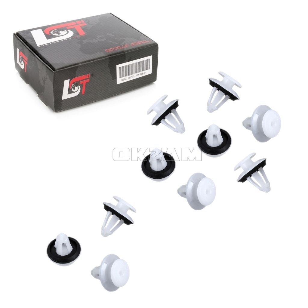 10X VERKLEIDUNG CLIPS Befestigung Klips Halter Türverkleidung 8mm