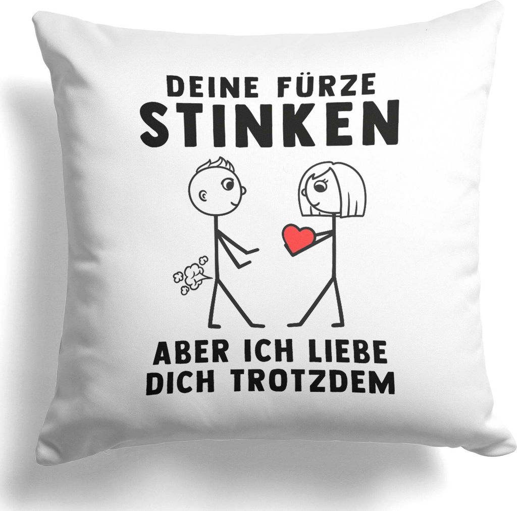 22Feels Männer Jahrestag Geschenk Hochzeitstag Ehemann Deko Kissen Deine Fürze Stinken Freund Valentinstag Dekoration Liebe Paar Wohnaccessoire W...