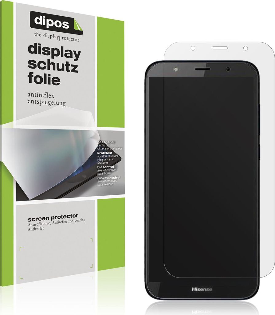 6x Schutzfolie für Hisense E20 matt Displayschutzfolie Folie Display Schutz dipos