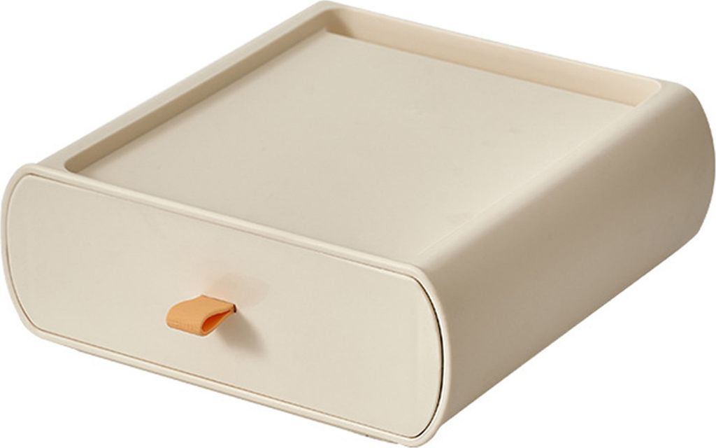 Aufbewahrungsbox für Schrein, Desktop-Organizer, großes Fassungsvermögen, stapelbar, staubdicht, Griffdesign, Aufbewahrungskoffer für Make-up u...