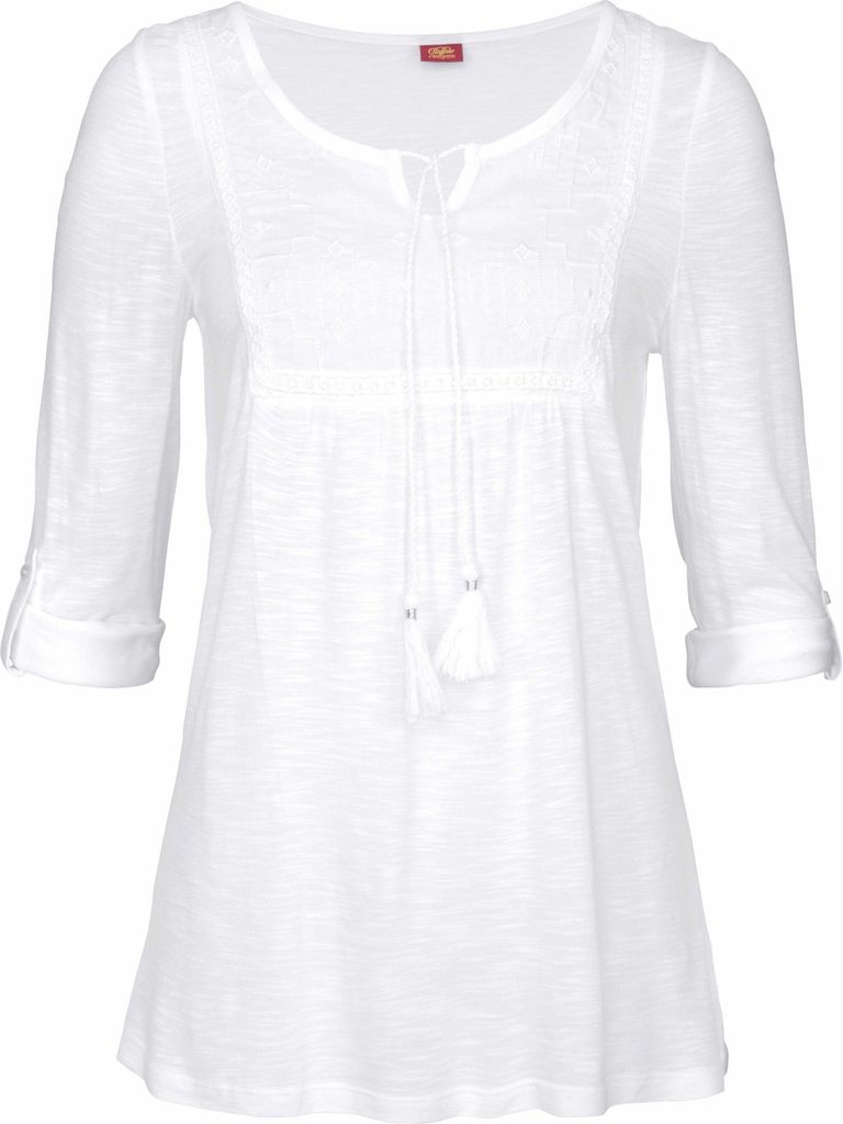 Buffalo Strandshirt weiß Größe 44/46 Produktbild 