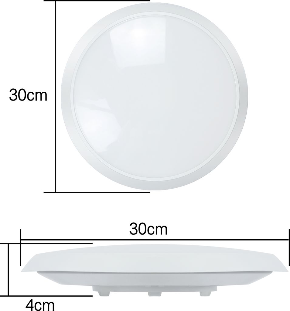 ZMH LED Deckenleuchte Weiß mit Bewegungsmelder Deckenlampe Produktbild 4