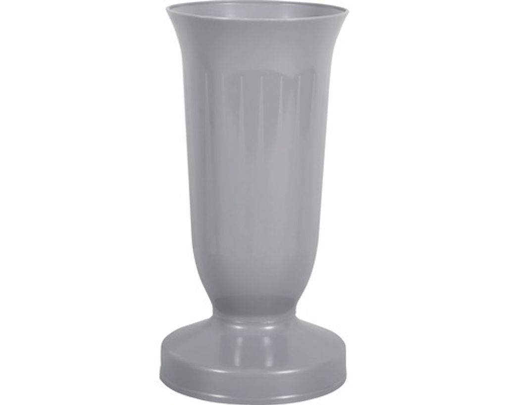 Vase de cimetière KALICH Ø 12 x 24 cm gris Image du produit 