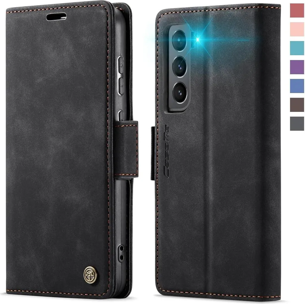 Protection Samsung S21 5G avec Porte-carte RFID et Fonction Support