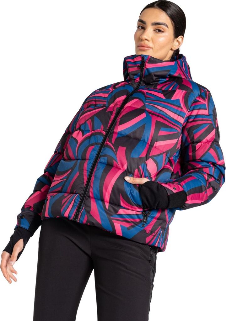 Women's Dare2b Showcase Skijacke mit Kapuze gesteppt S