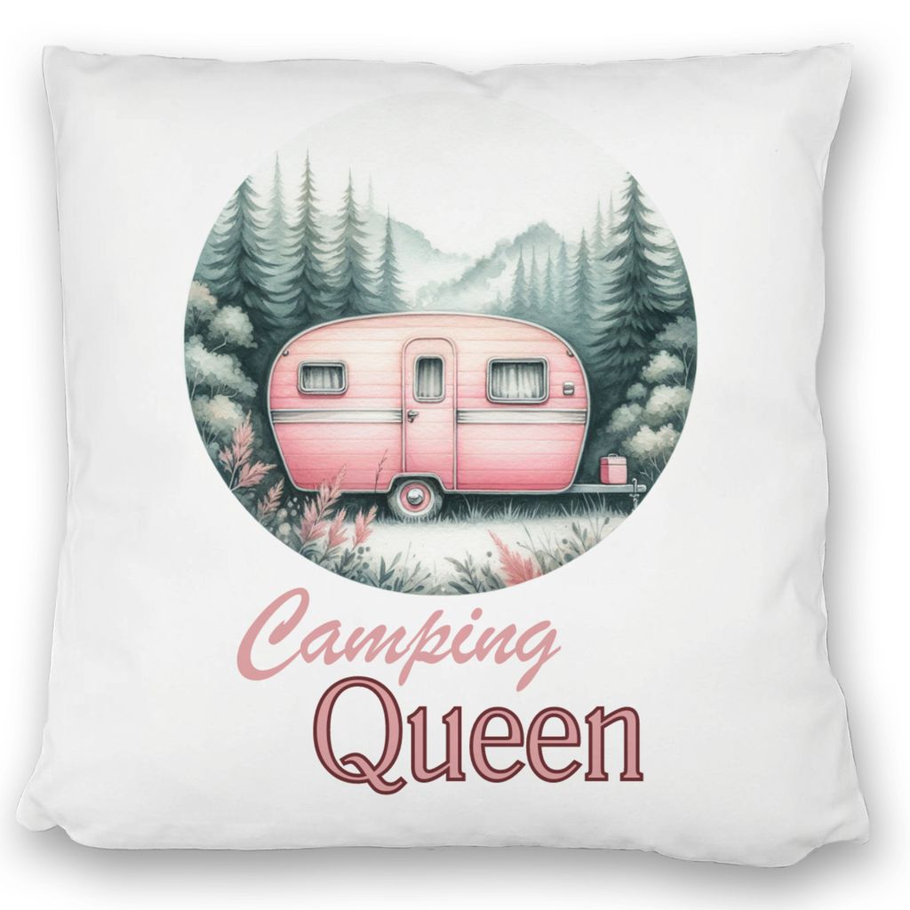 Camping Queen Wohnwagen Kissen satiniert