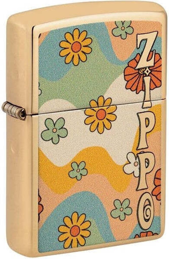 Feuerzeug Zippo Potere Dei Fiori Herren Mehrfarbig Metall Produktbild 