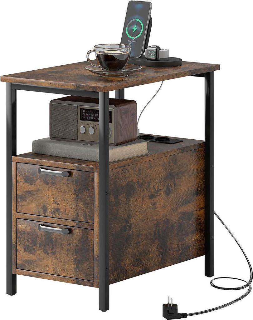 Beistelltisch Couchtisch mit Aufladestation, Produktbild 