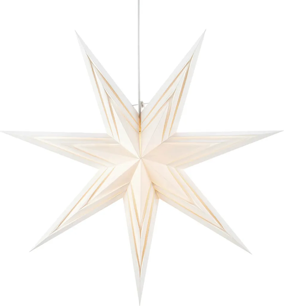Grande étoile de Noël lumineuse Sombra Blanche pour suspension E14 25W