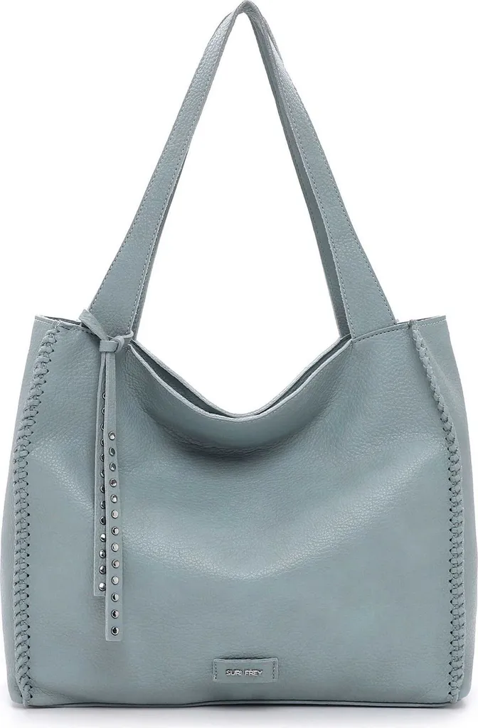 SURI FREY sac à épaule Franzy Cityshopper Crystal Blue bleu clair