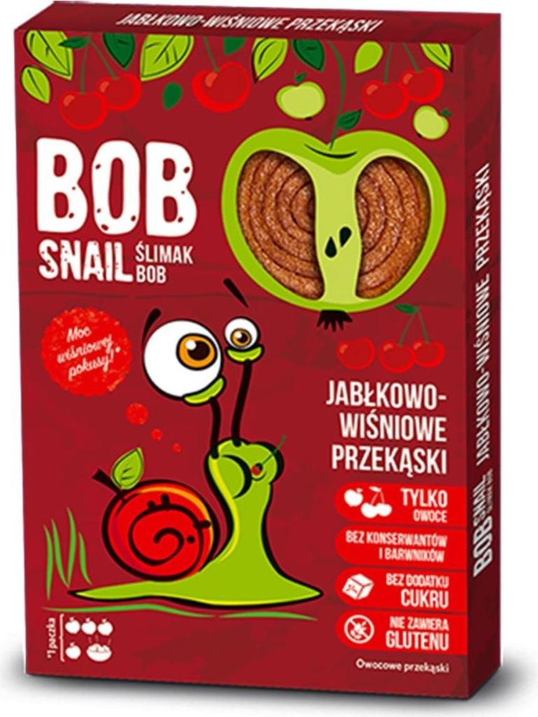 BOB SNAIL Snack Apfel-Kirsche 60 g