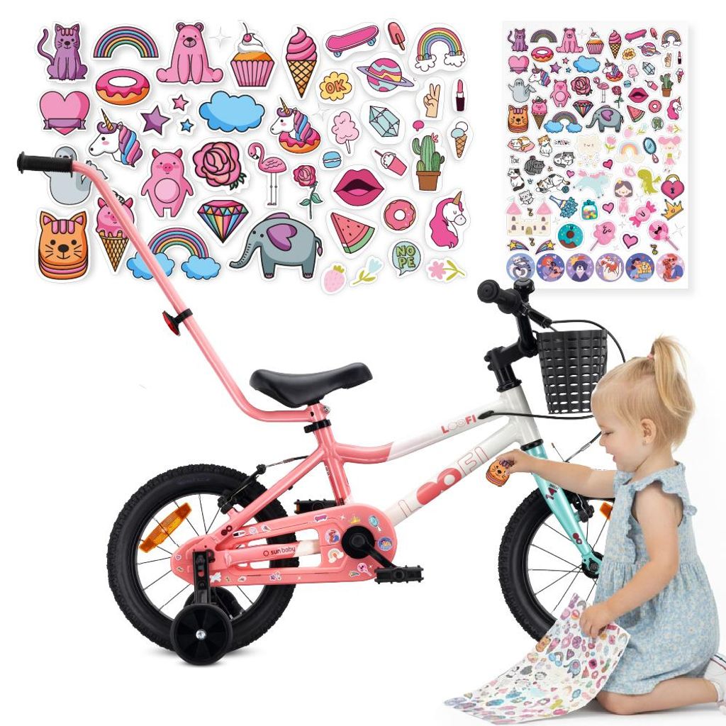 SUN BABY LOOFI Detský bicykel 14 palcov, ľahký hliníkový Obrázok produktu 