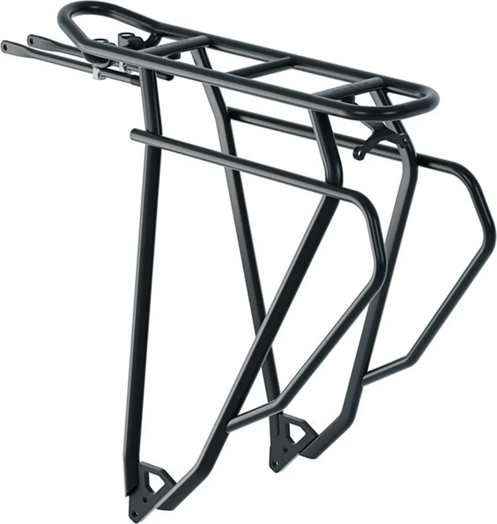 Porte-bagages léger 750g Racktime Lightit 2.0 Tour alu noir 28"
