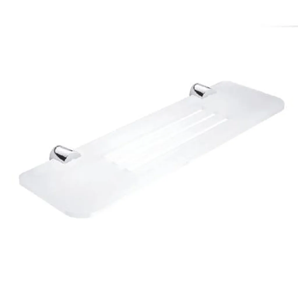 Tablette BR X340-26 Plexiglas Mat & Chrome 400 mm - Design Nimco Bormo