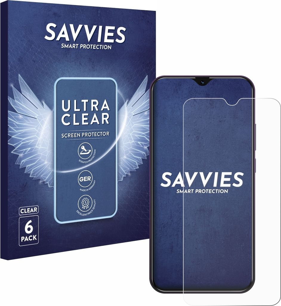6x Für Xgody K30s Schutzfolie Savvies Displayschutz Display Schutz Folie Klar Transparent