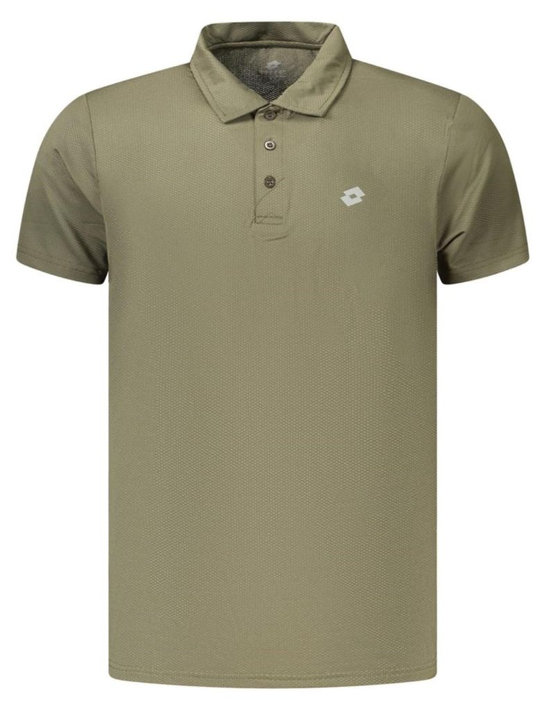 Herren Polo Grün: Kurzarm, Dry-Tech, Stilvoll mit Logo-Druck